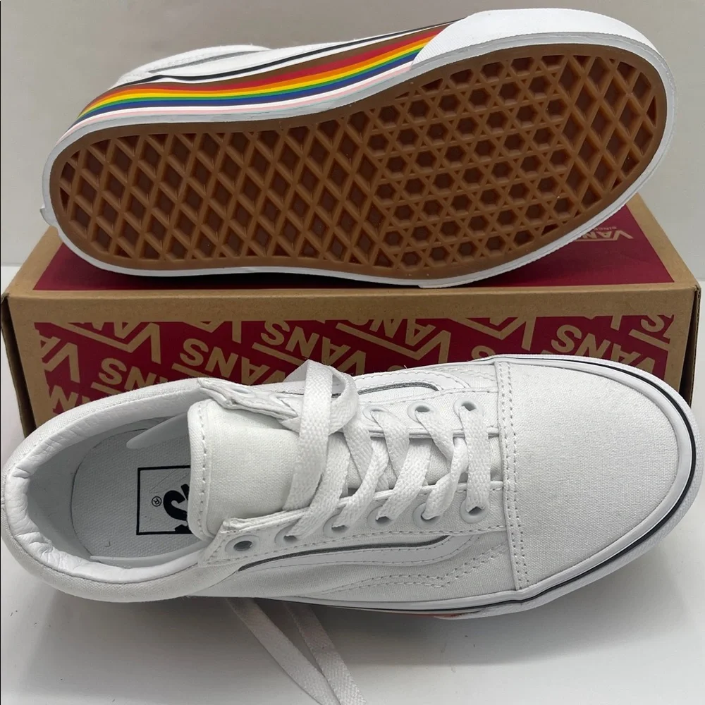 Vans vibrant rainbow